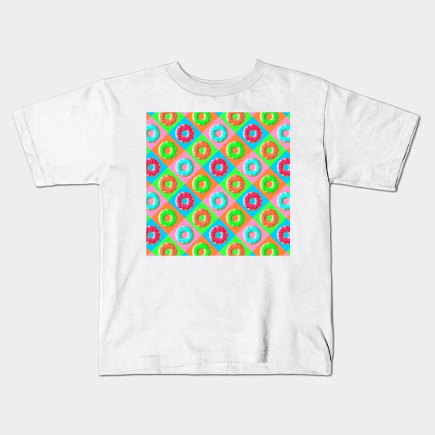 Donut Heaven | Pop Art Kids T-Shirt by williamcuccio